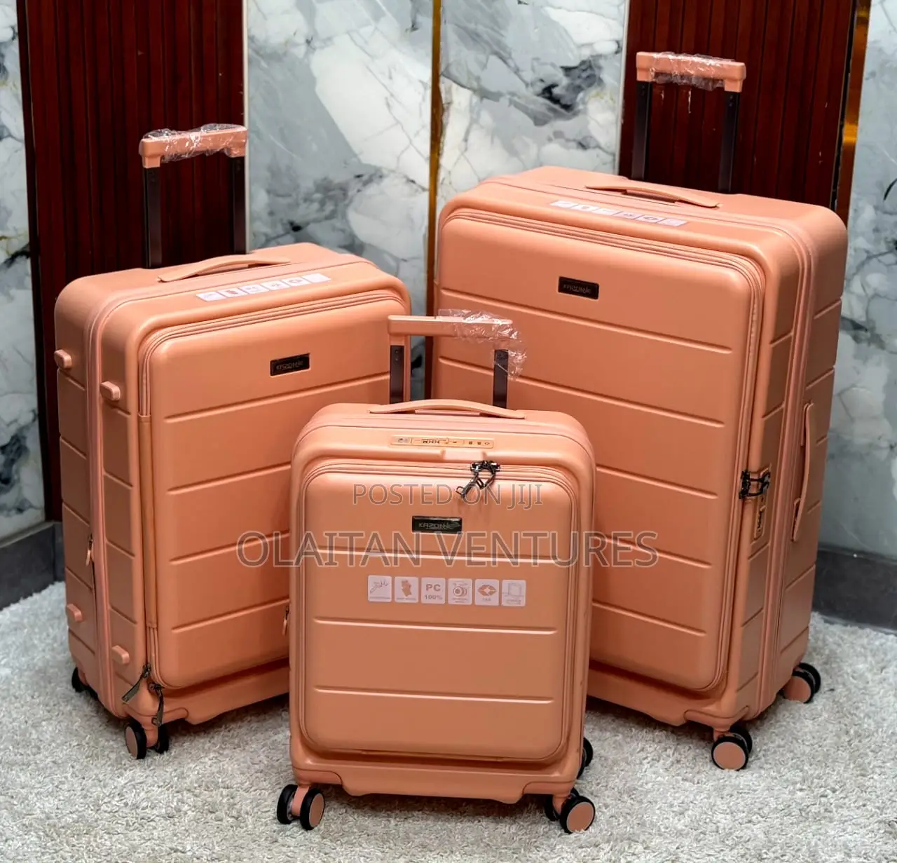 Set Of 3 Rubber Luxury Box
