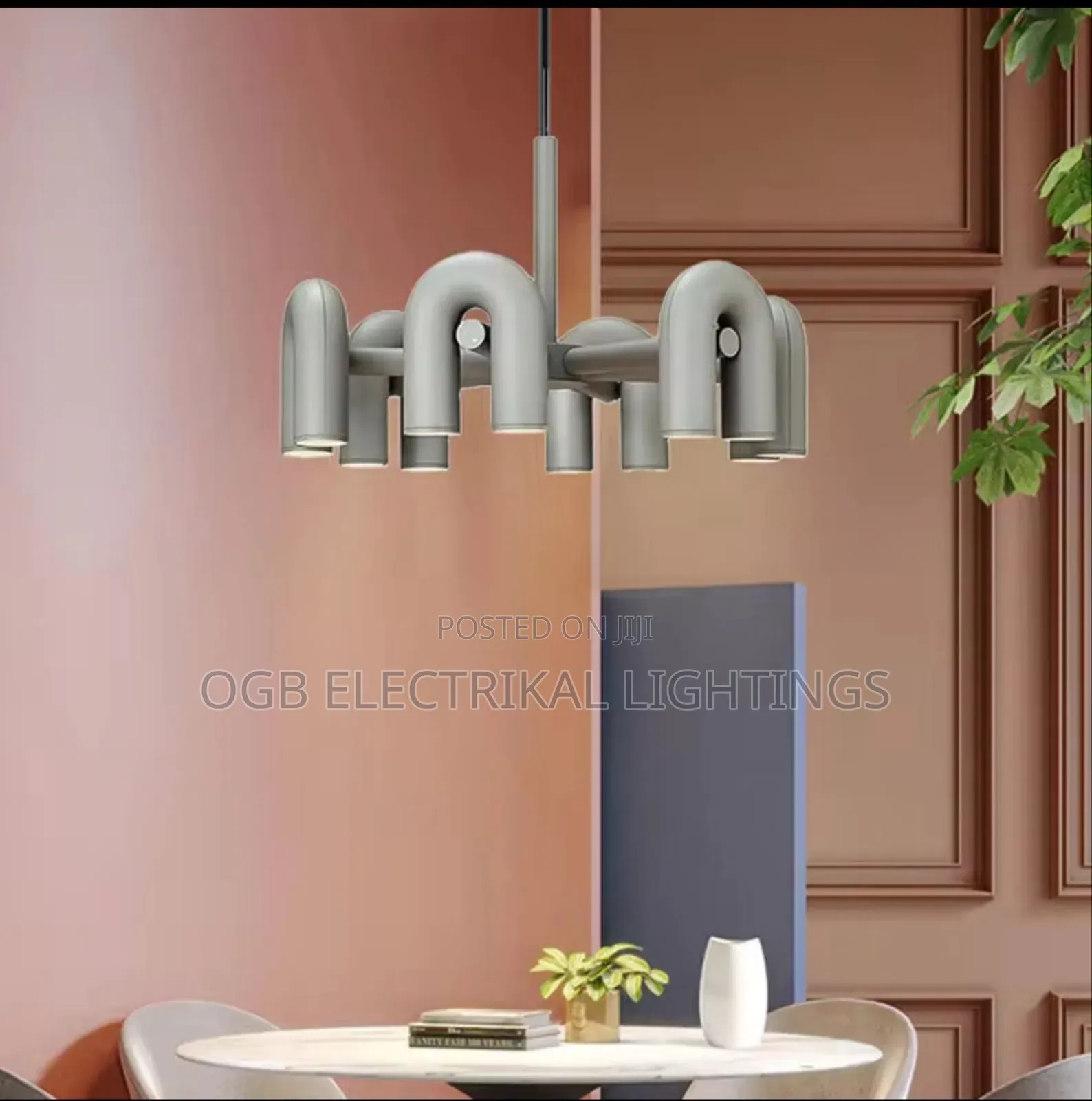 U Tube Chandelier Light