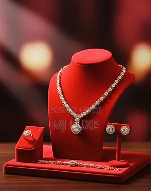 4-in-1 Luxury Zirconia Jewelry Set - Non-Tarnish Stainless Steel