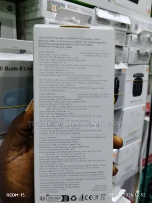 Xiaomi 20000mah 33w Powerbank (Laptop)