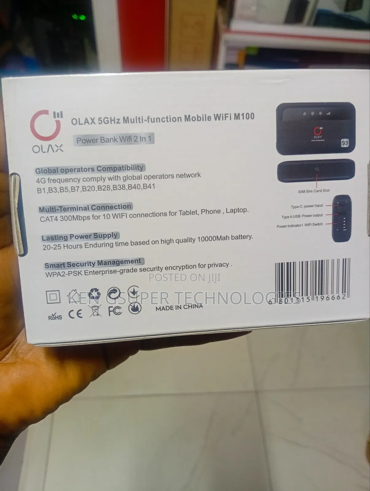 Multi- Function Mobile Wifi 6