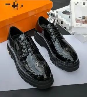 Luxury Brogue Platform Derby – Bold Elegance With Modern Edge