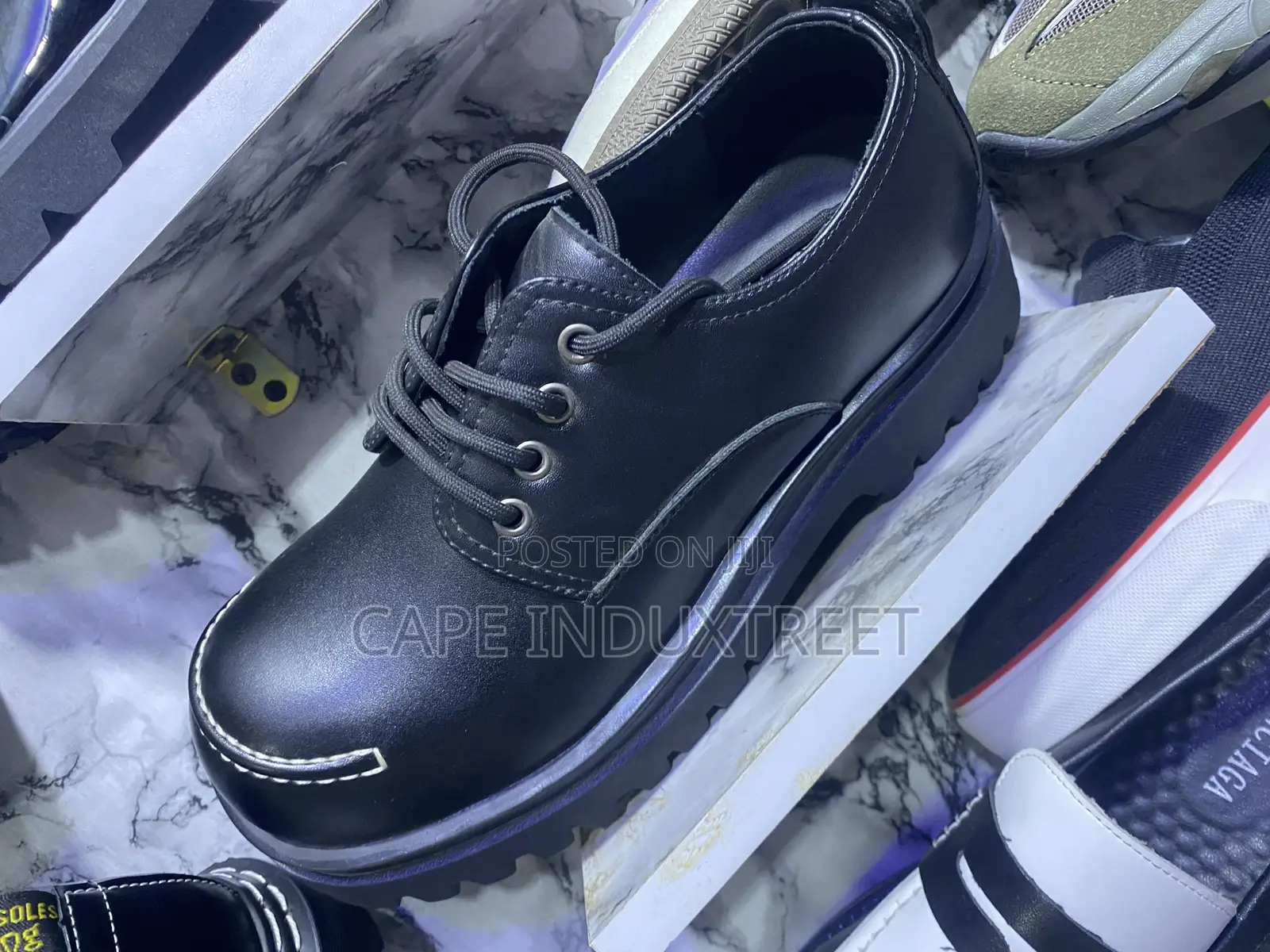 Luxury Brogue Platform Derby – Bold Elegance With Modern Edge