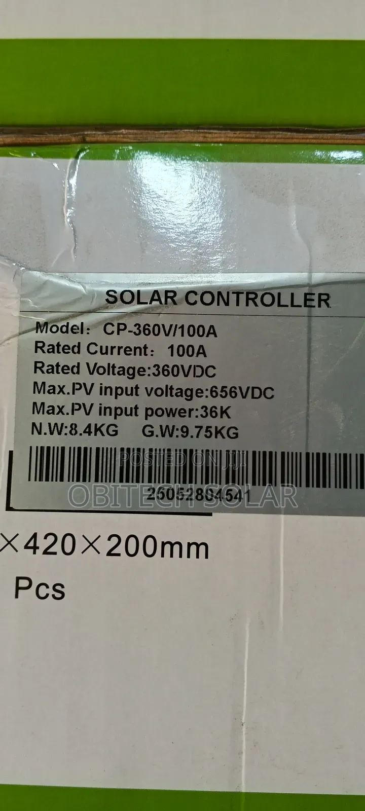 100ah 360v High Voltage Yohako Change Controller