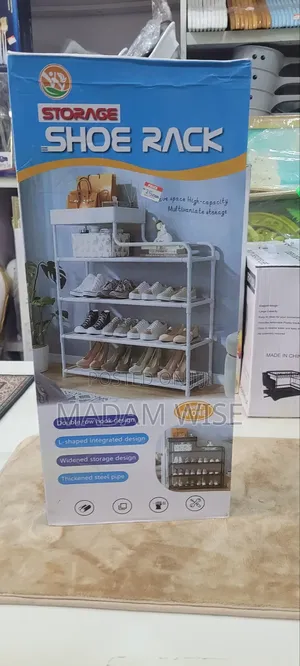 Shoe Rack 
High Quality
Double Row Hook Design
Widened Storage Design.