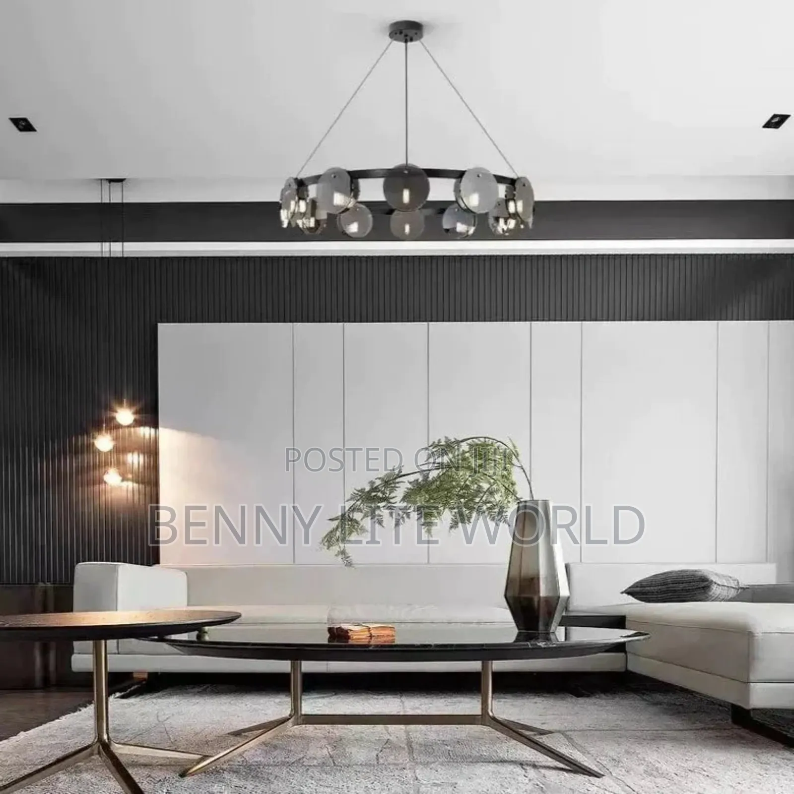 1000mm Eclara Round Chandelier