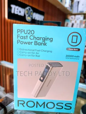 Romoss Ppu20 20000mah 130w Laptop Charging Powerbank
