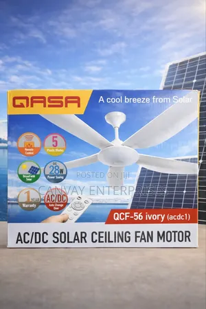 5 Blade Qasa Ceiling Fan Ac/Dc