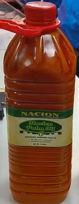 Nacion Unrefined 2ltrs Palm Oil