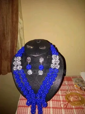 2 Layers Royal Blue Ball Bead.