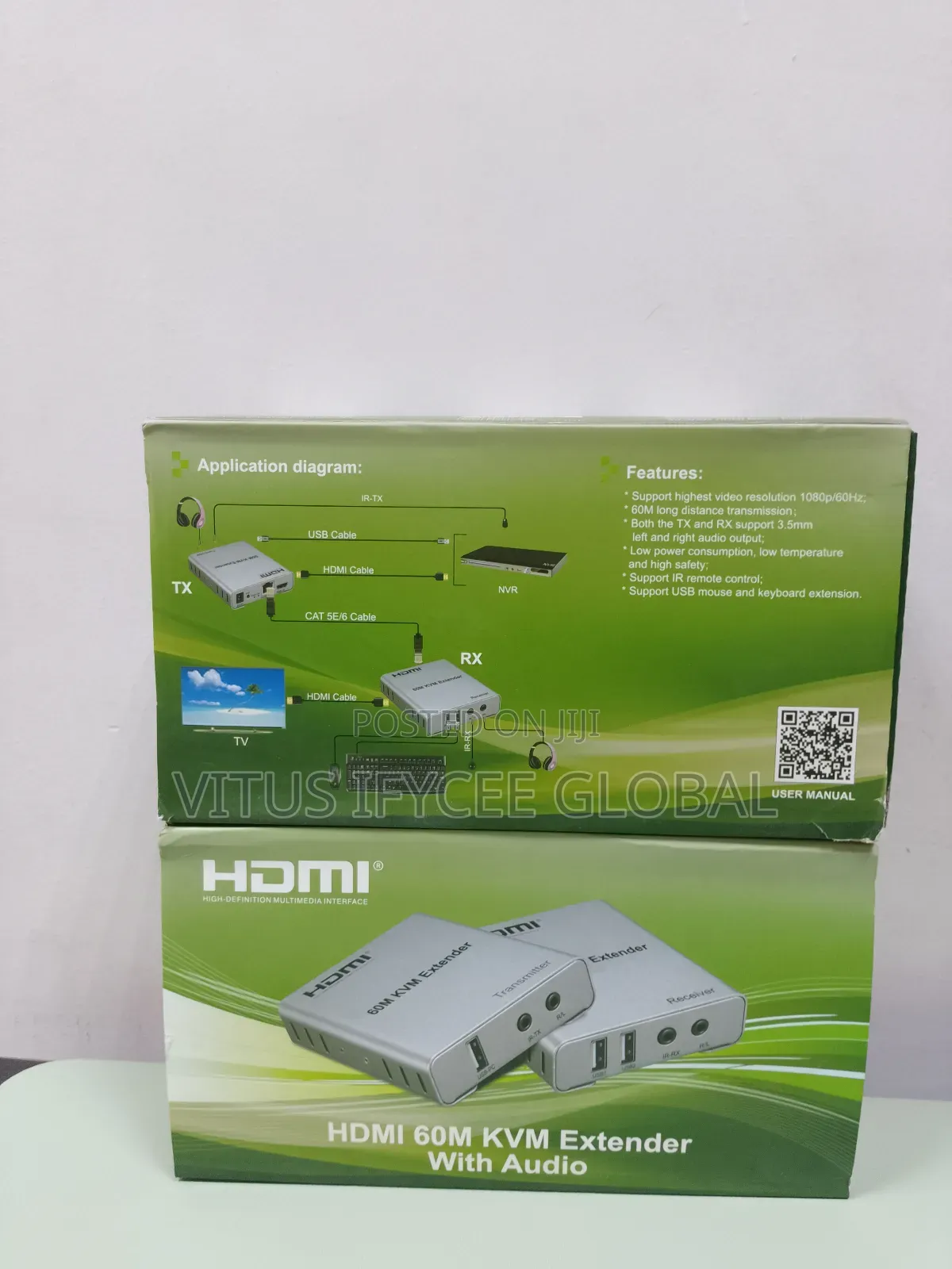 Hdmi 60m KVM Extender With Audio