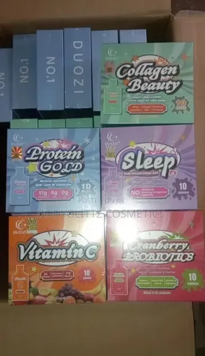 Collagen Beauty, Vitamin C, Cranberry, Sleep, Protein Gold Drinks