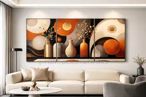 Luxury Statement Abstract Wall Art - Premium Framed Canvas
