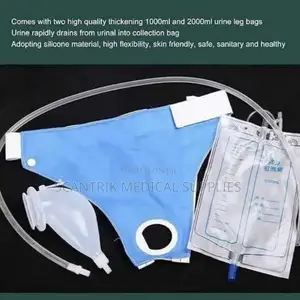 Premium 2000ml Male Urine Drainage Bag for Extended Use