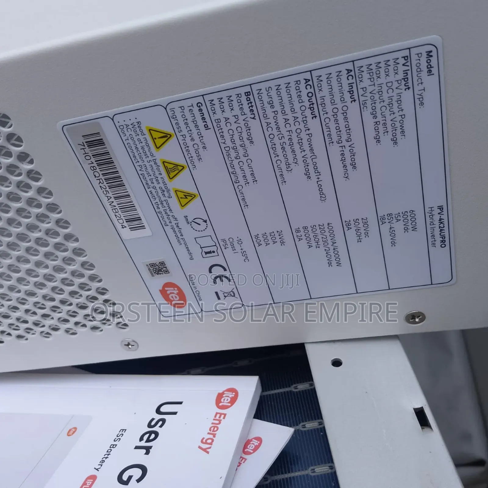 Itel 5kwh Plus 4kva