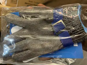 Anti Cut With Adjustable Cuff Hand Gloves