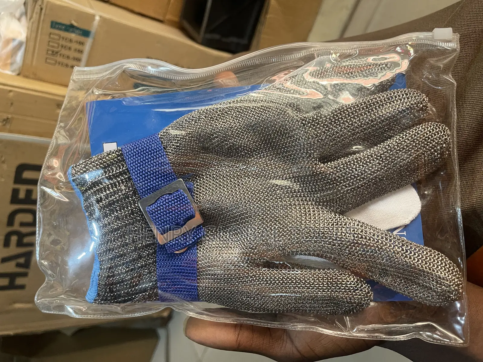 Anti Cut With Adjustable Cuff Hand Gloves