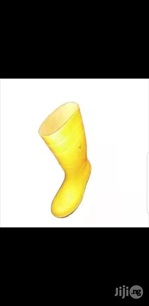 Steel Toe Safety Boots - Yellow
