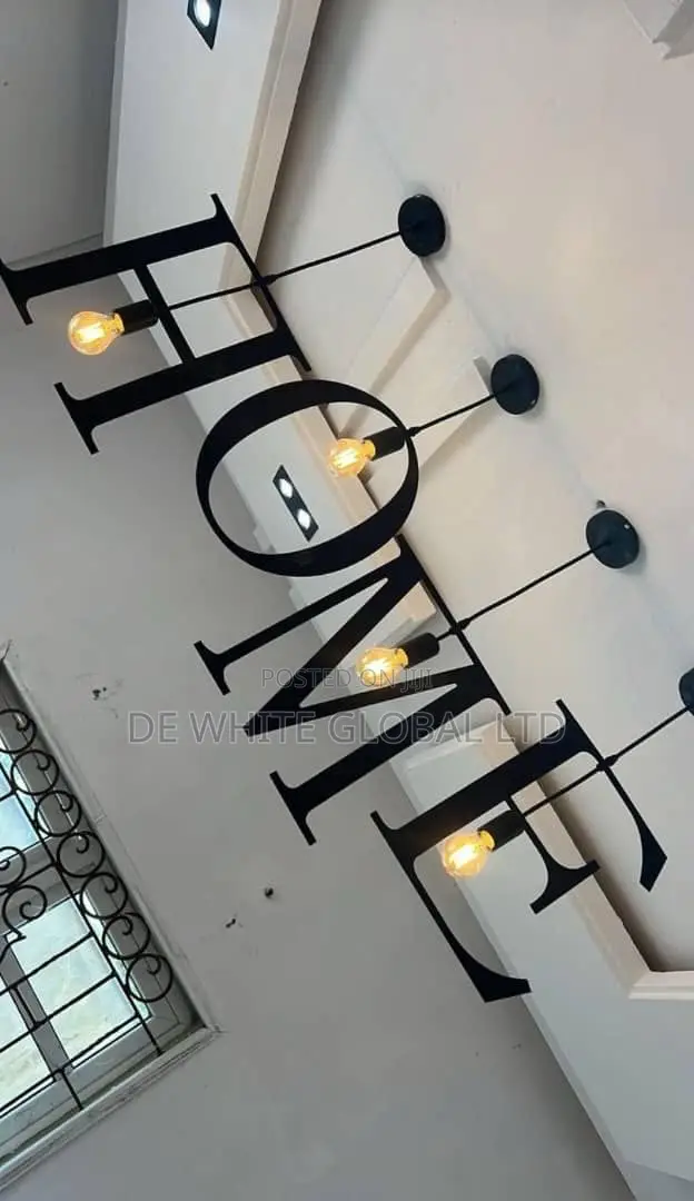 English Alphabet Pendant Light