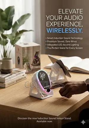 Induction Sound Wireless Charging Speaker/Phone Stand
