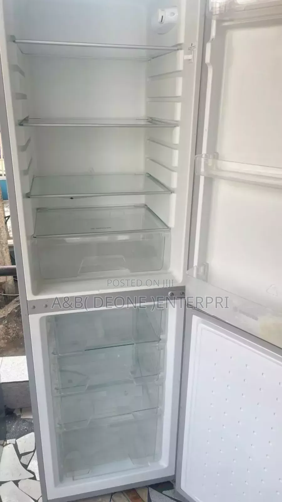Double Door Fridge and Freezer