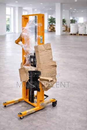 Heavy-Duty Manual Hydraulic Stacker – Industrial Warehouse Lifting Mac