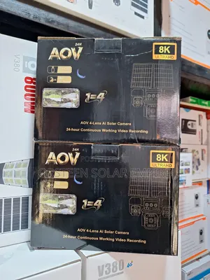 CCTC Cameras Aov 4-Lens Ai 4g Solar Camera (Model: S9)