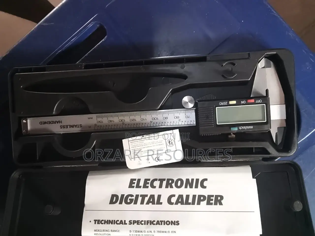 Digital Vernier Caliper (150mm) 6"