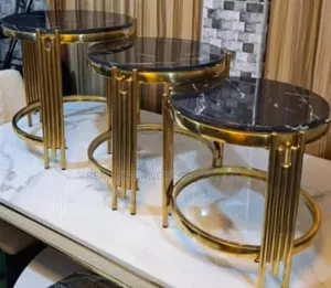 3in1 Modern Quality Marble Center Table