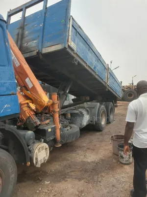 Man Diesel 10tyres Tipper Truck Haib With 10tonnes