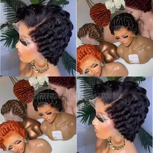Human Hair Tiwa Rollers Wig