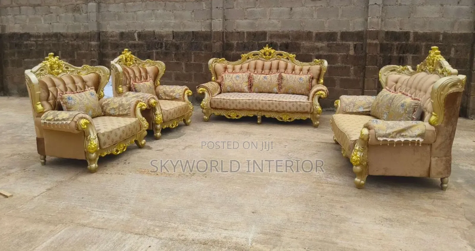 Turkish Elegant Royal Sofa Set