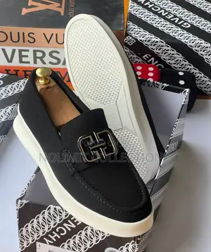 Givenchy Suede Loafers With White Soles