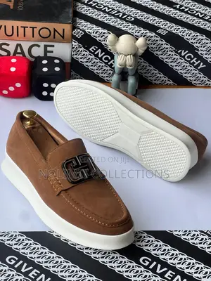 Givenchy Suede Loafers With White Soles