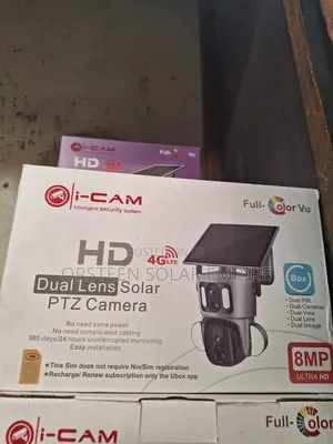 Dual Lens Solar CCTV Camera