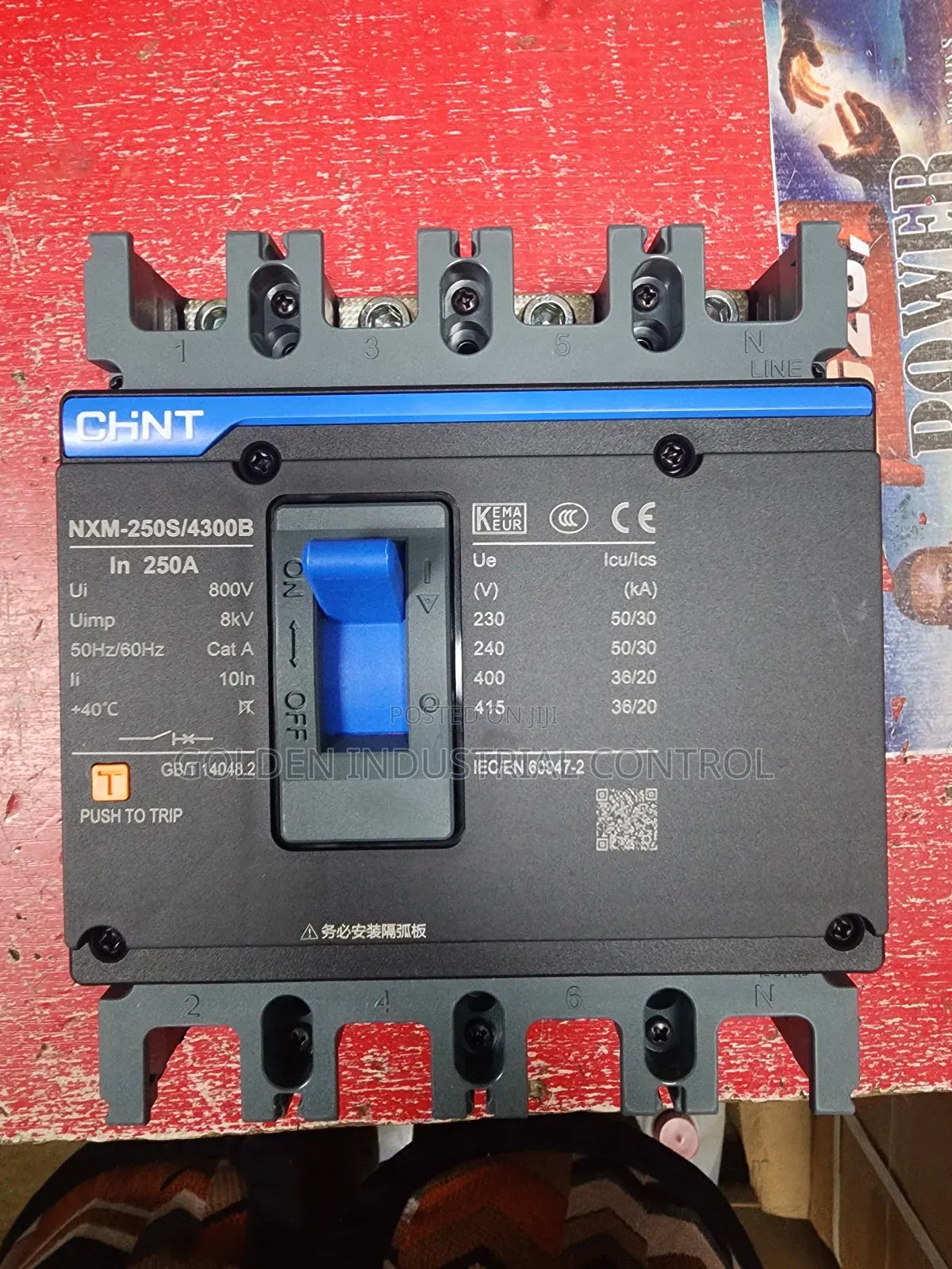 250a 4pole McCb Breaker
