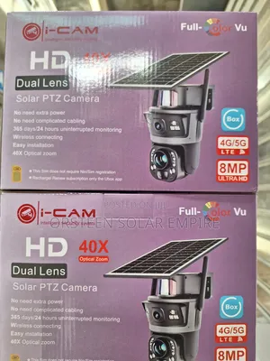 Dual Lens Solar CCTC Cameras