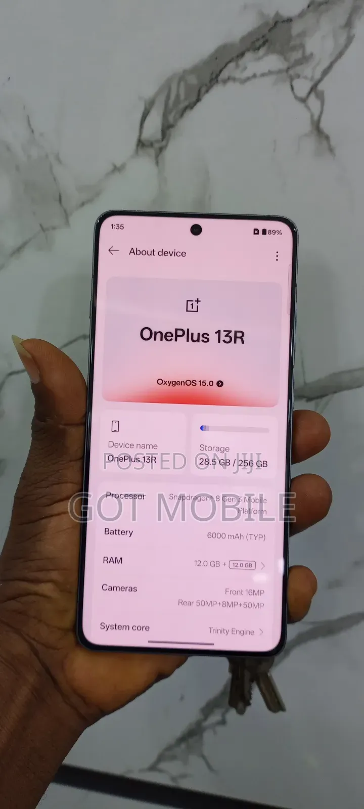 OnePlus 13R 256 GB Black