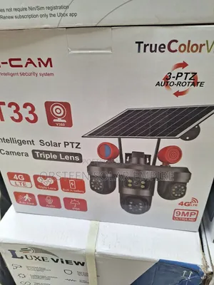 Triple Lens Solar CCTC Cameras