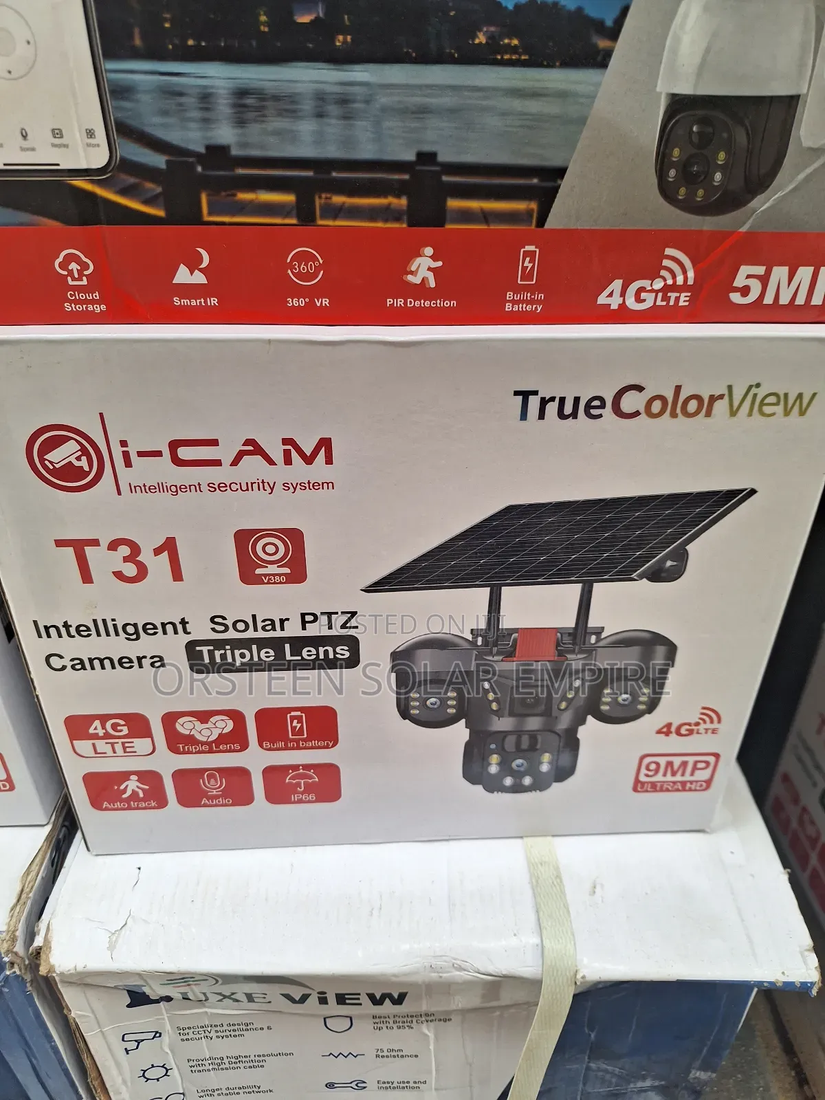 Triple Lens Solar CCTC Cameras