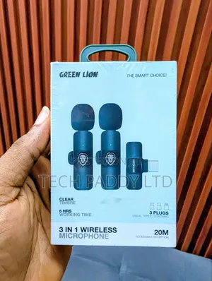 Green Lion 3 in 1 Wireless Microphone