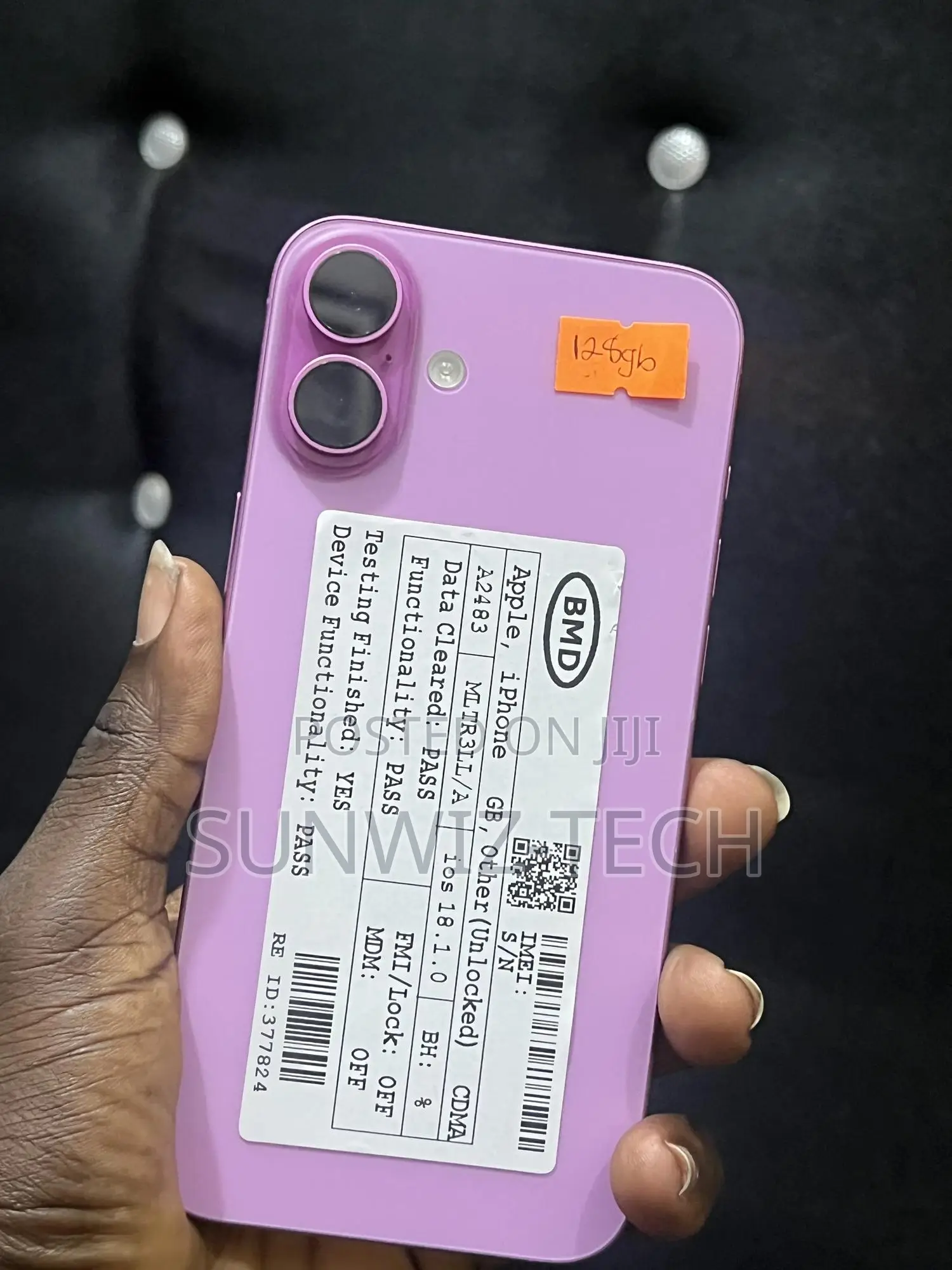 Apple iPhone 16 Plus 128 GB Pink