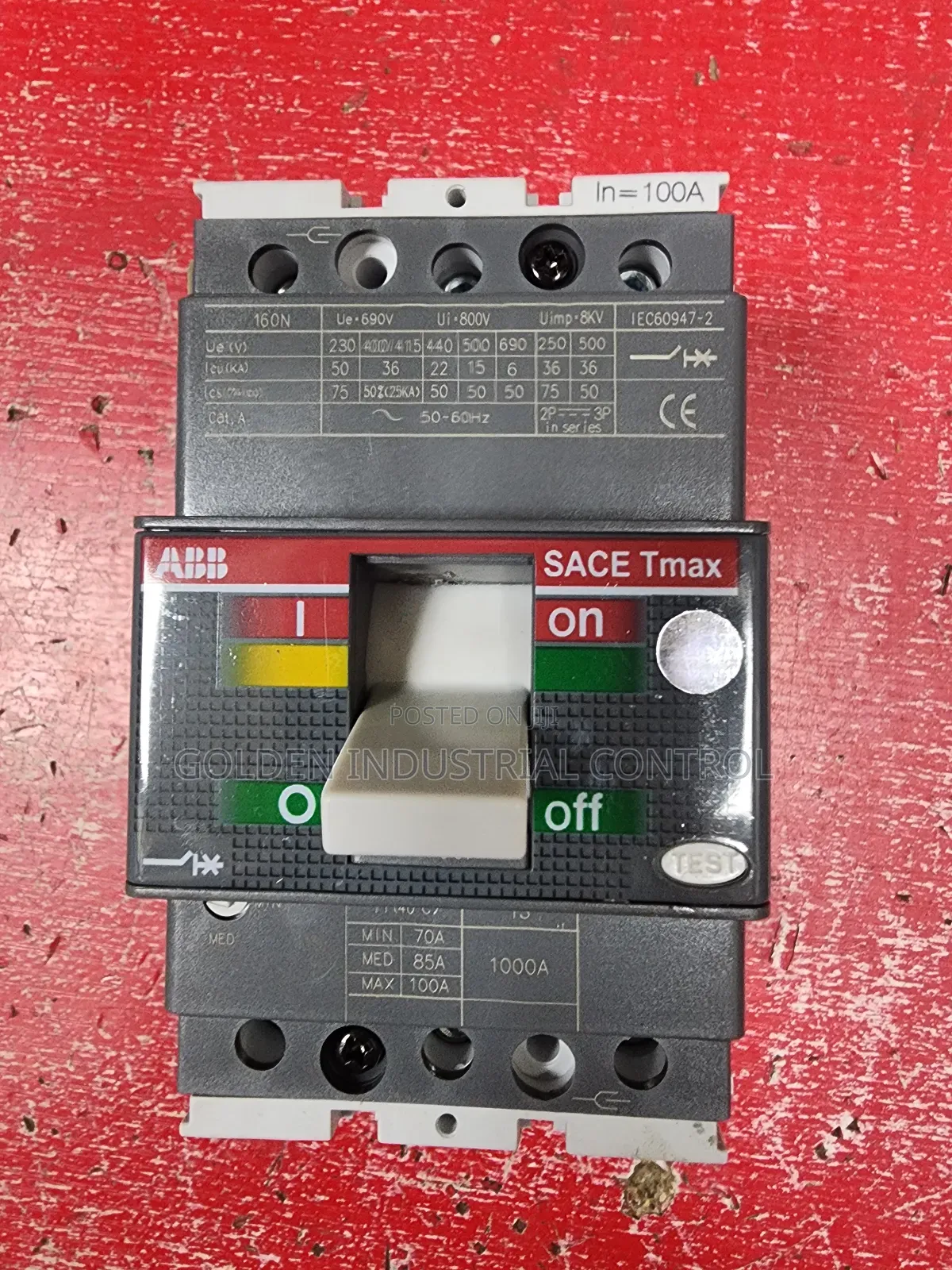 Abb 100a 3pole Tmax Breaker