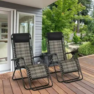 2 PCS Relaxing Folding Chair Without Foam