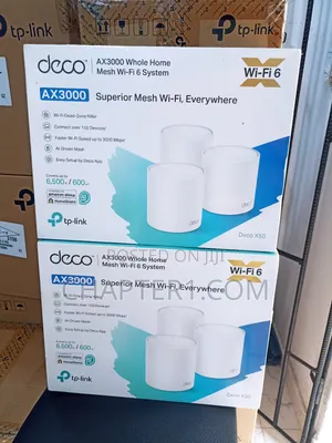 Tp-Link Deco X50 Ax3000 Whole Home Mesh Wi-Fi 6 System.