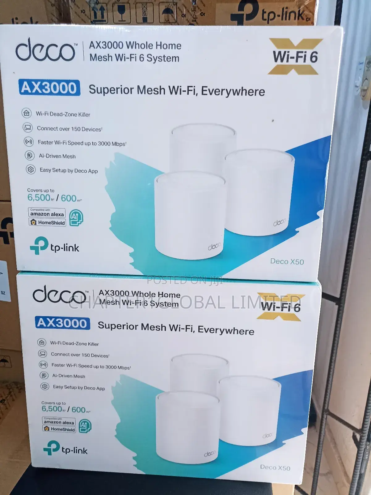 Tp-Link Deco X50 Ax3000 Whole Home Mesh Wi-Fi 6 System.