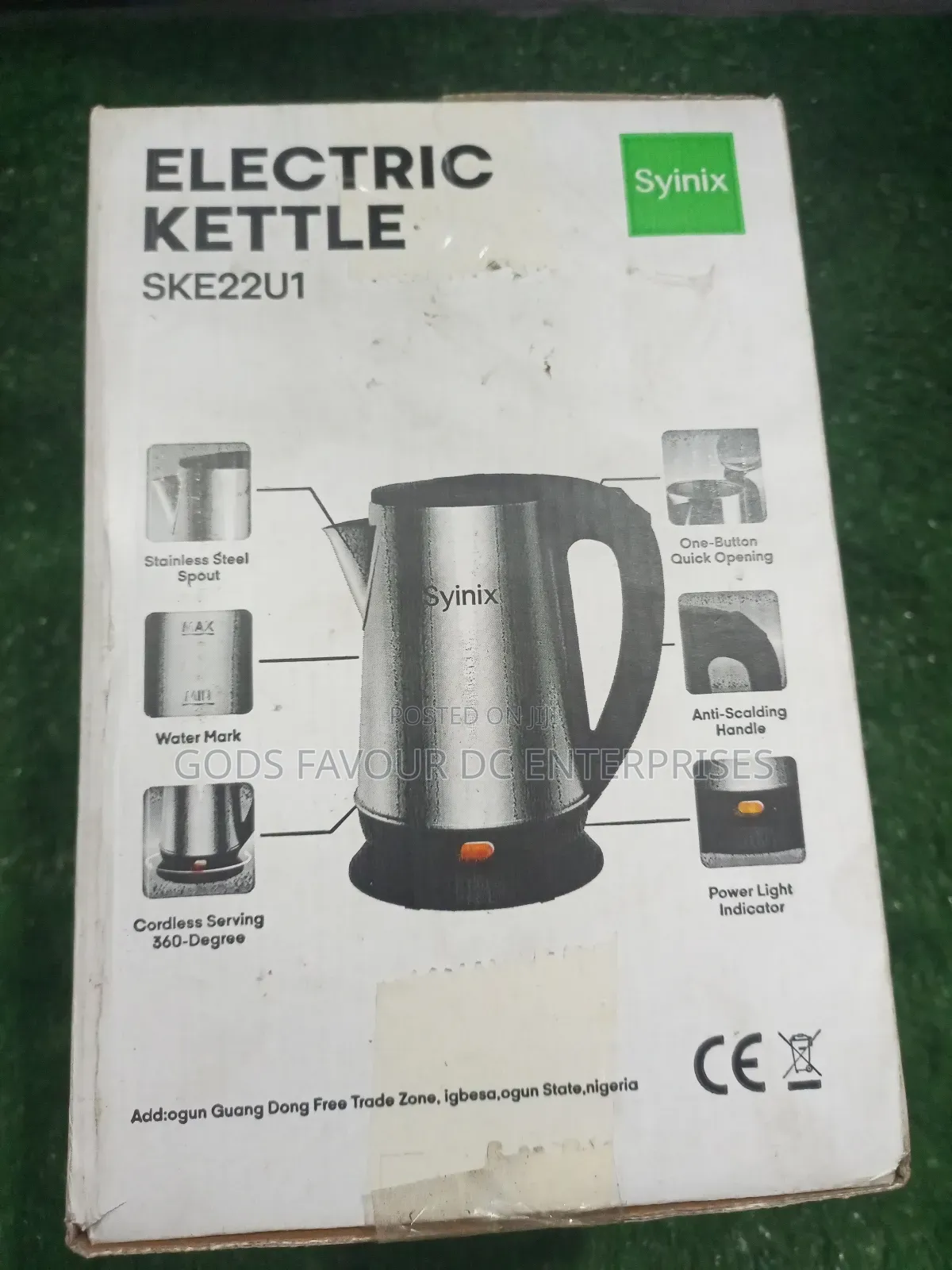 Electric Kettle 2.2 Liters