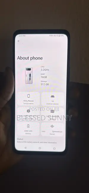 Asus ROG Phone 6 512 GB White