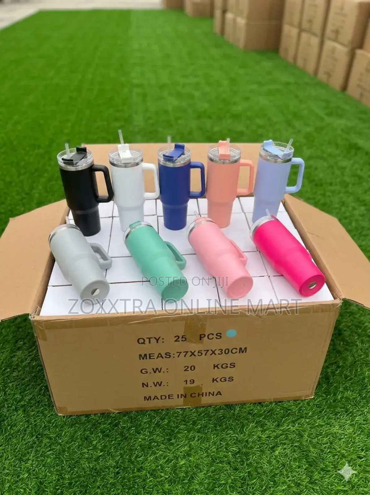 14oz Insulated Mug With Straw