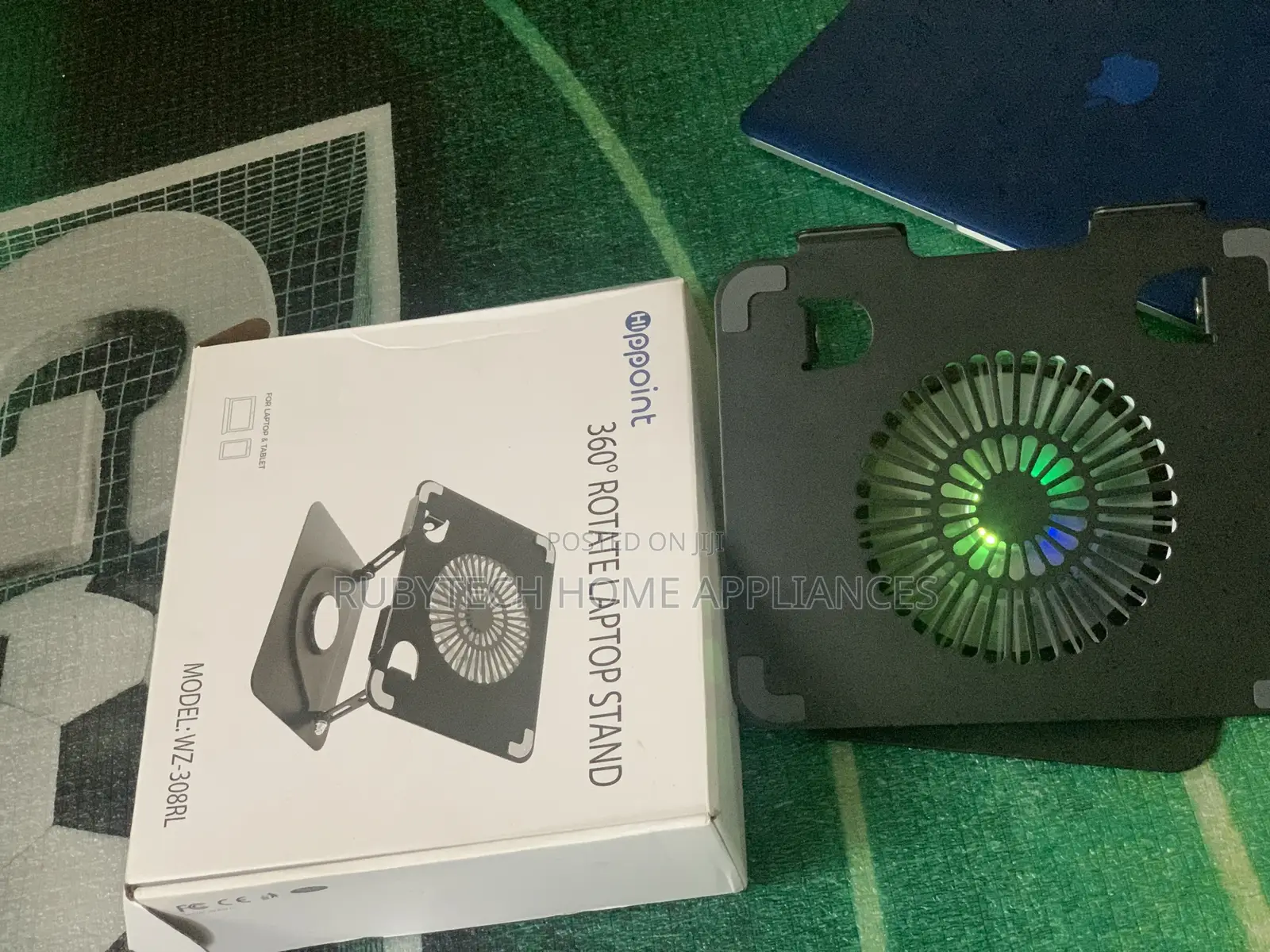 360 Degree Laptop Cooling System Heavy Solid Metal Adjustable Stand